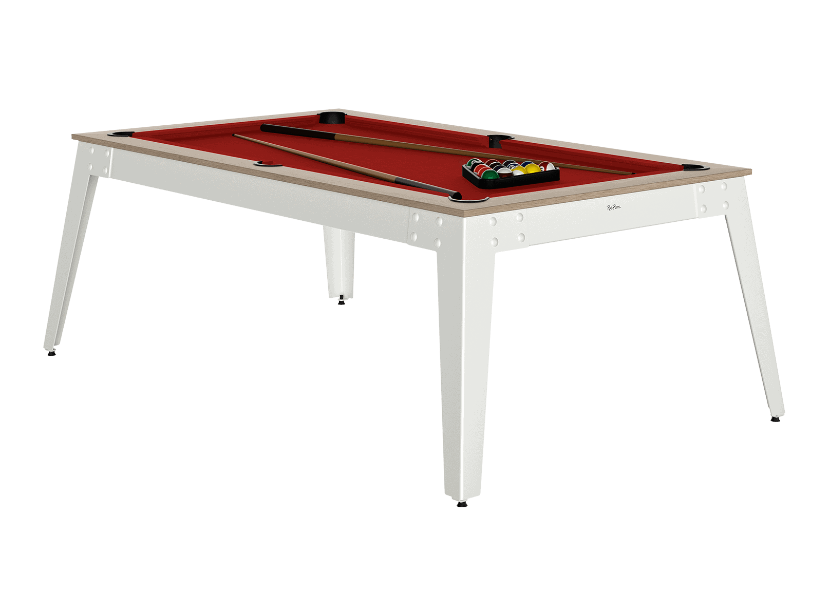 ren-pierre-steel-oslo-billard-table-blanc image 3