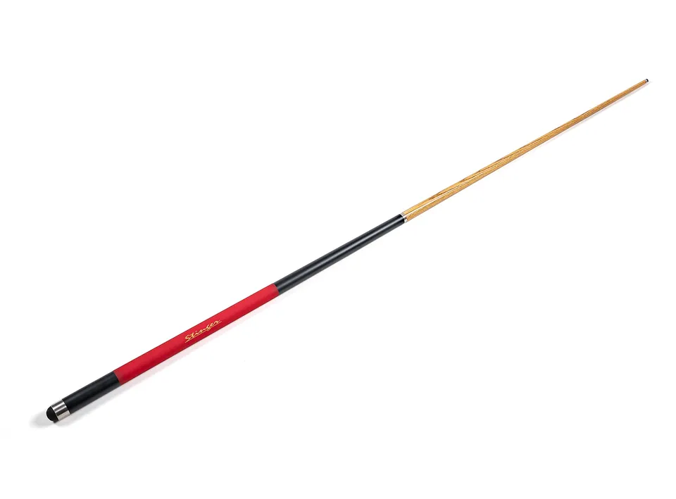 ren-pierre-stinger-2-queue-de-billard-pool-anglais-grip-rouge image 1