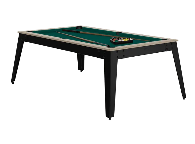 ren-pierre-steel-billard-oslo-noir-convertible-ardoise image 1