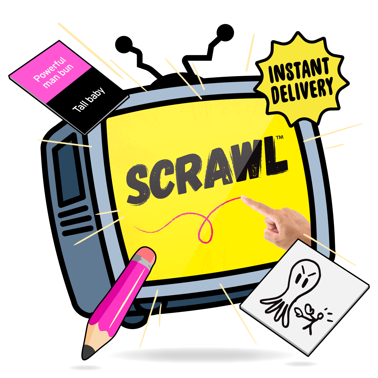 big-potato-scrawl-tv-game-jeu-de-dessin-salon image 1
