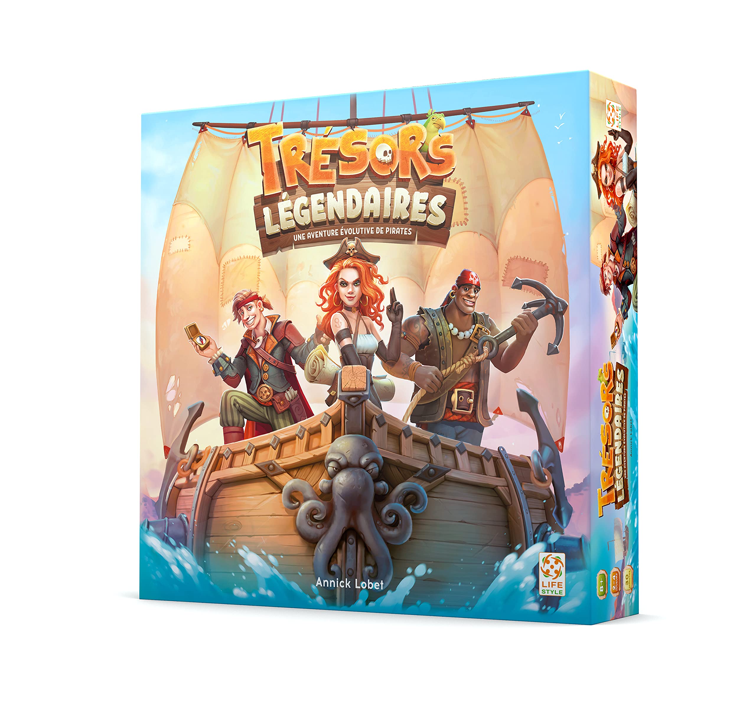 black-rock-games-r-flexion-tr-sors-l-gendaires-jeu-pirates-2-4-joueurs image 1
