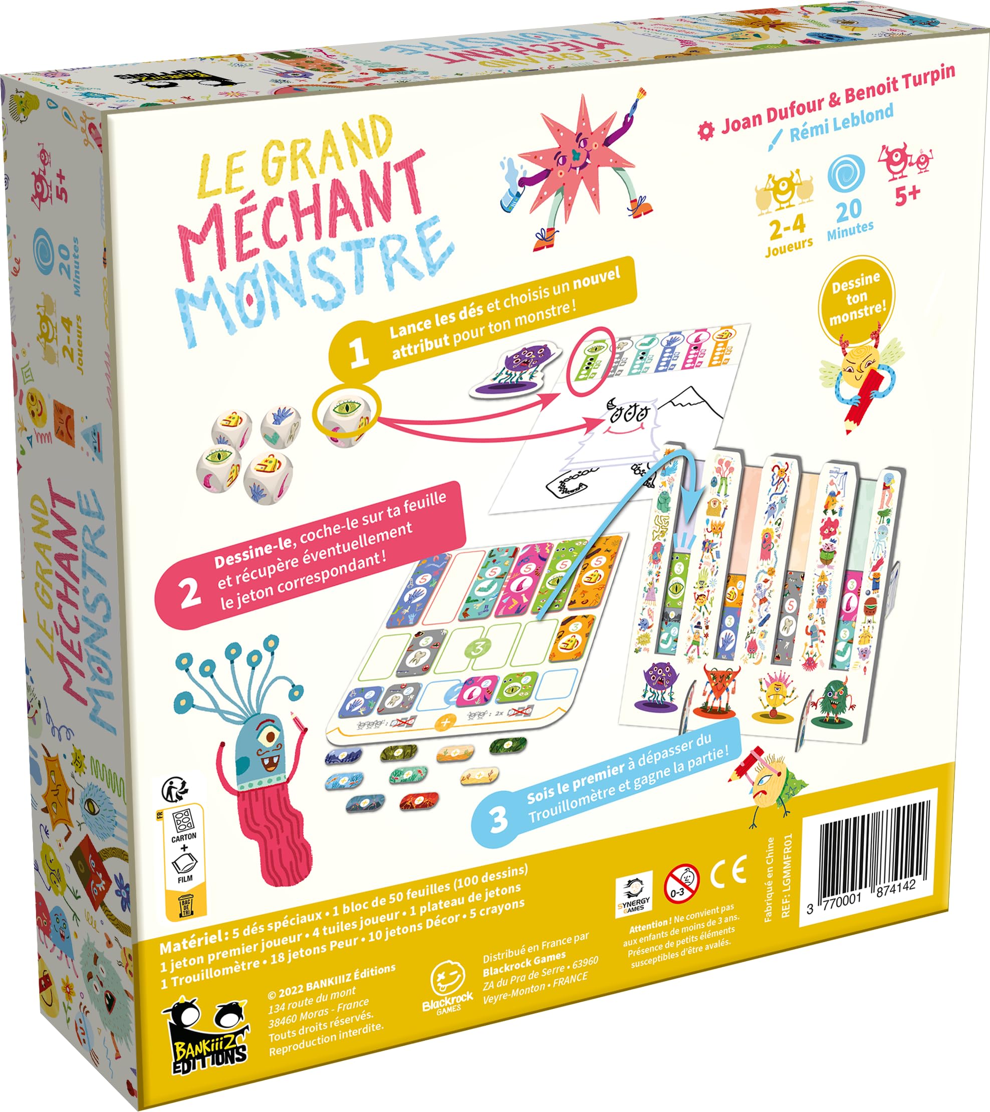 black-rock-games-le-grand-m-chant-monstre-jeu-de-dessin-d-s-5-ans image 2