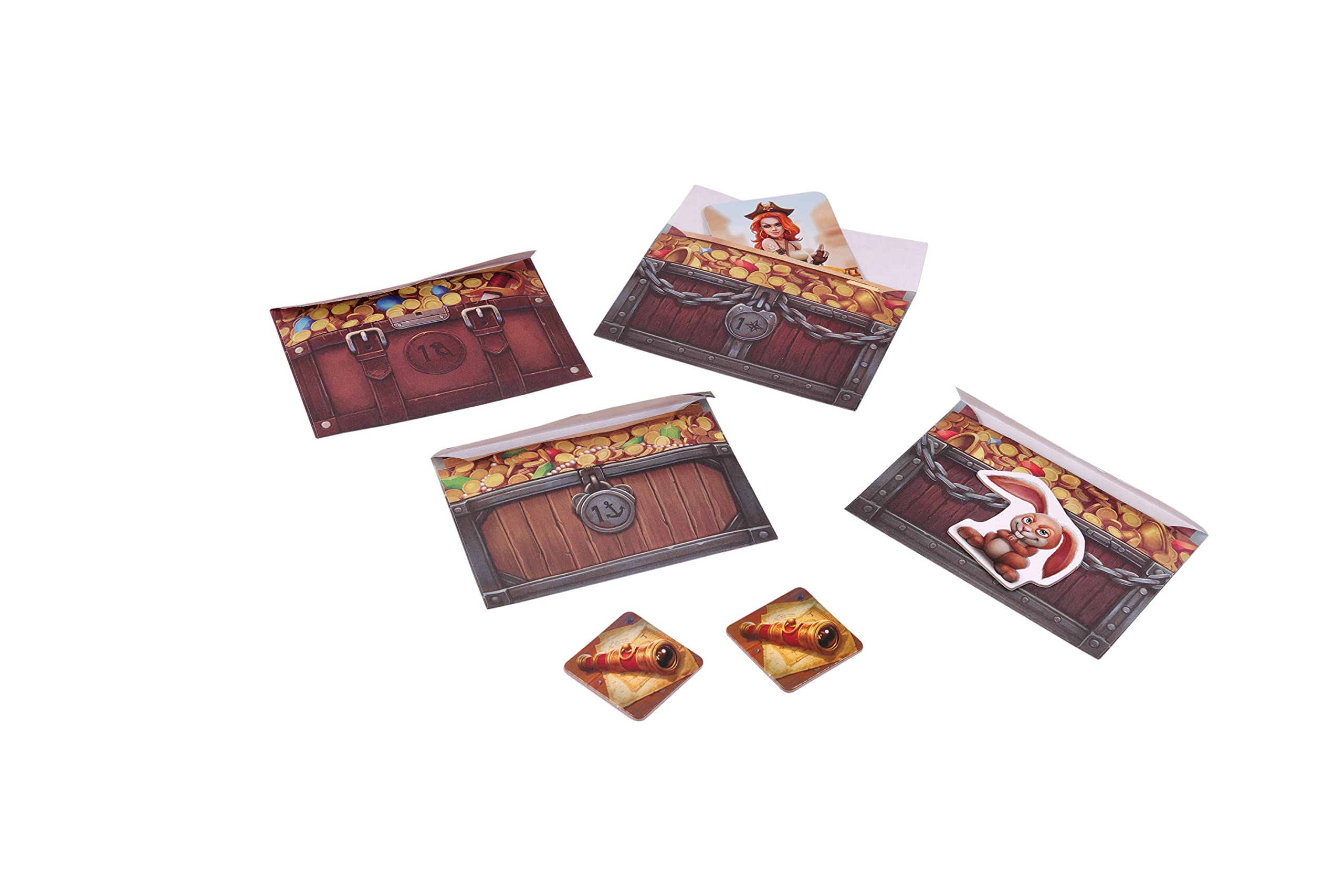 black-rock-games-r-flexion-tr-sors-l-gendaires-jeu-pirates-2-4-joueurs image 3