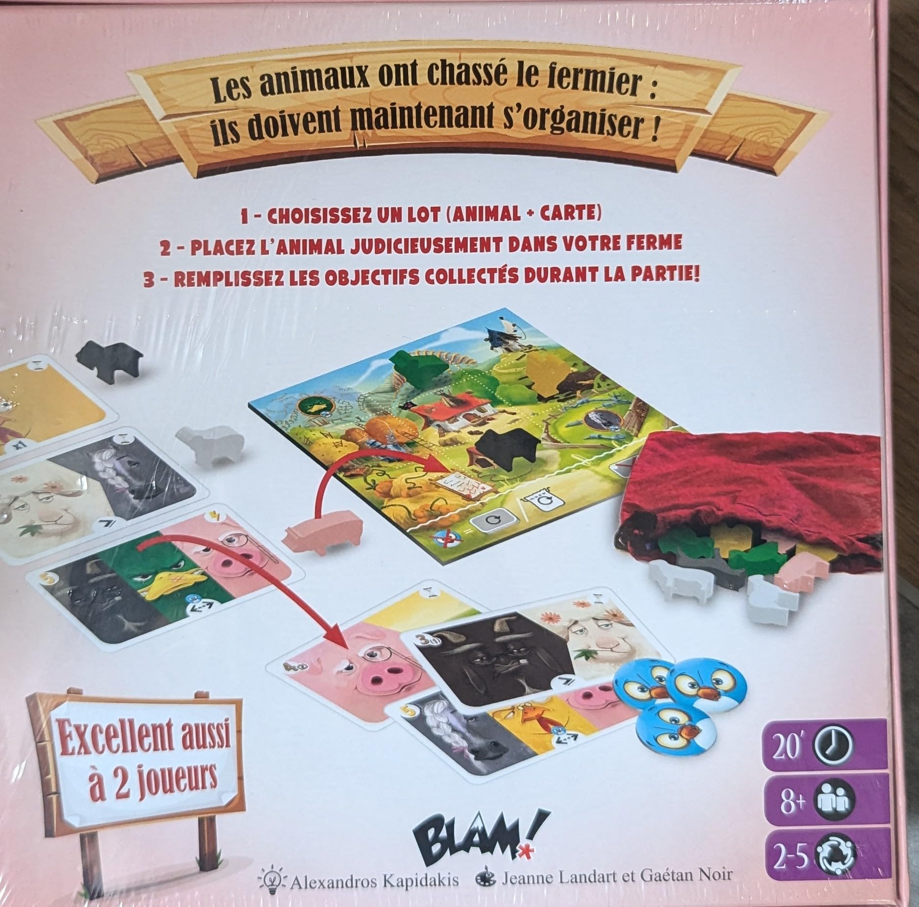 black-rock-enfants-farm-club-jeu-de-placement-ferme-2-5-joueurs image 8