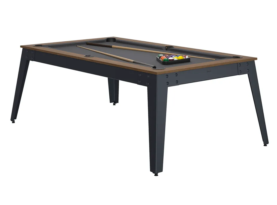 ren-pierre-steel-billard-table-ch-taignier-gris-ardoise image 1