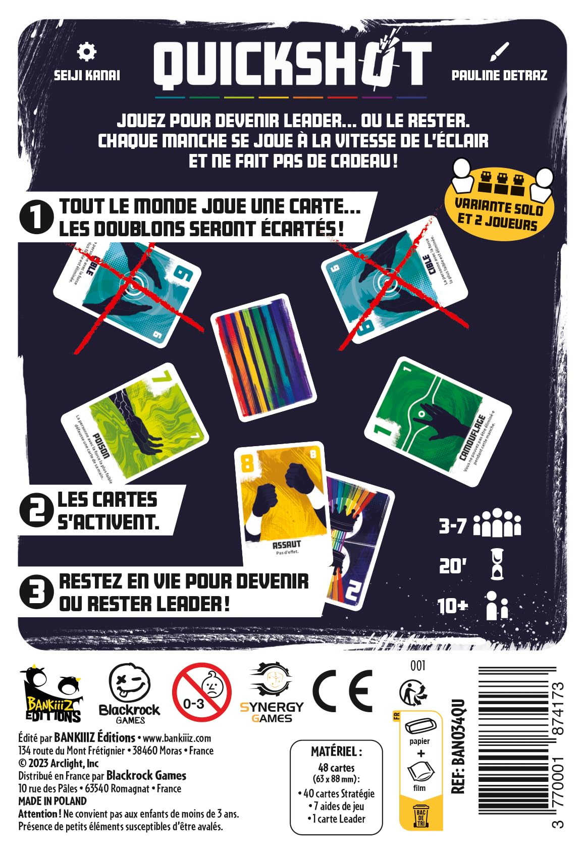 black-rock-games-quickshot-bankiiz-jeu-d-ambiance-rapidit-3-7-joueurs image 3