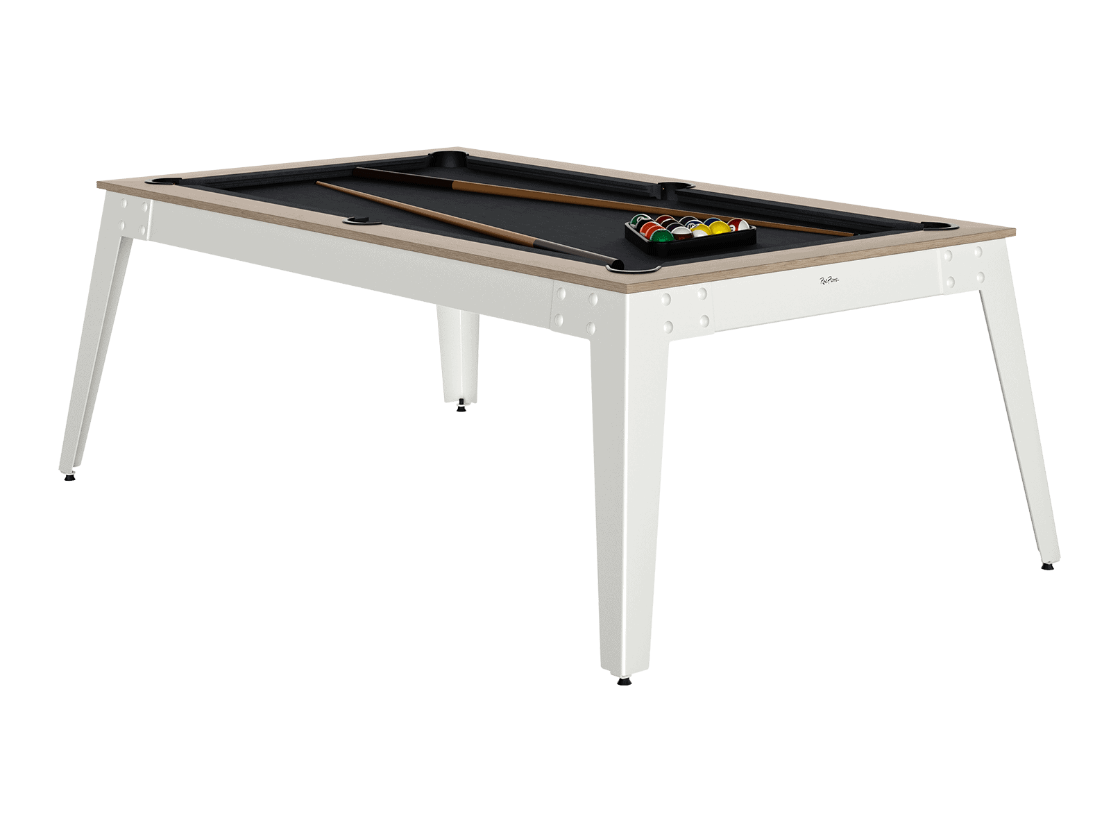 ren-pierre-steel-oslo-billard-table-blanc image 2