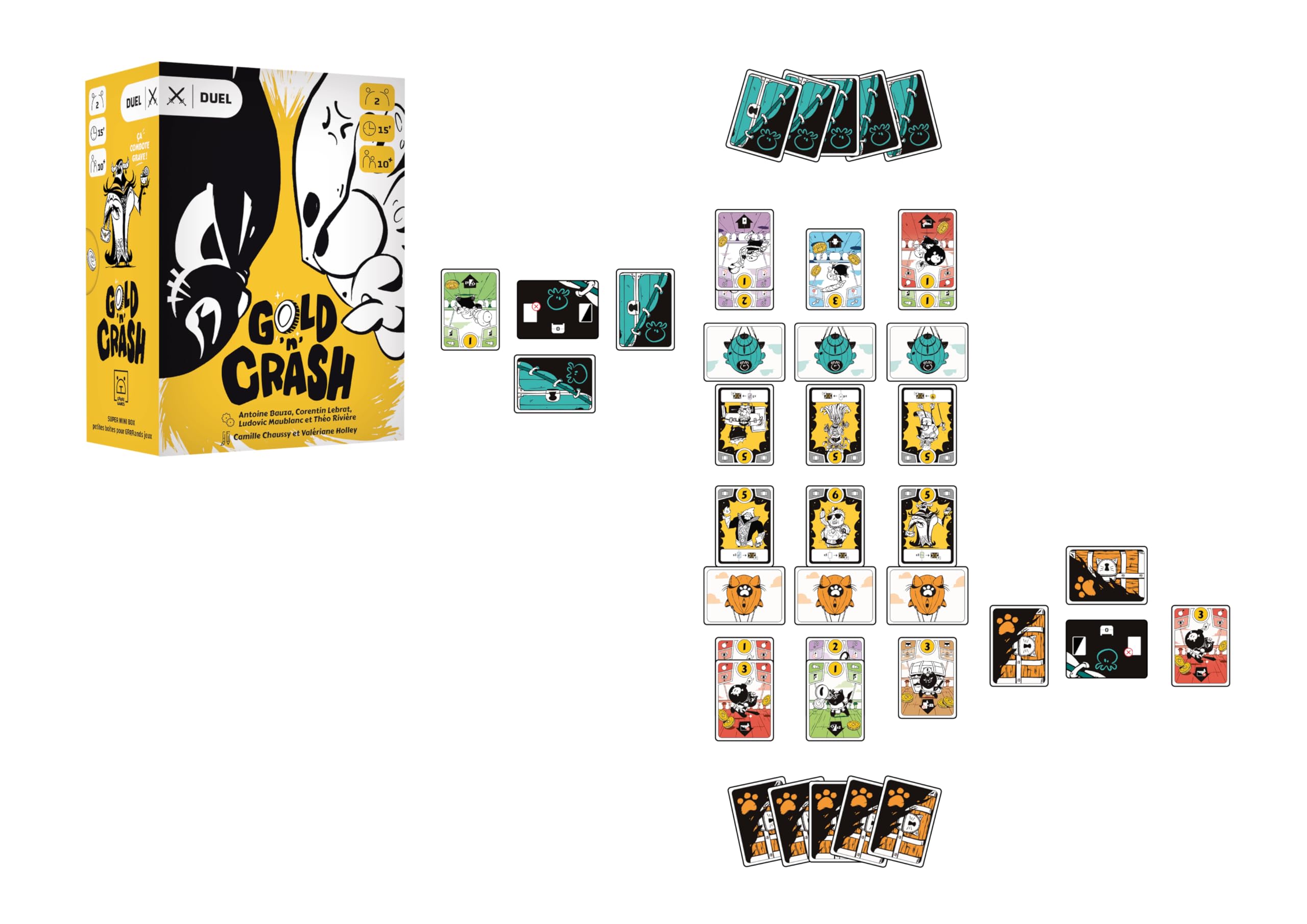 black-rock-games-gold-n-crash-jeu-de-cartes-duel-2-joueurs image 3