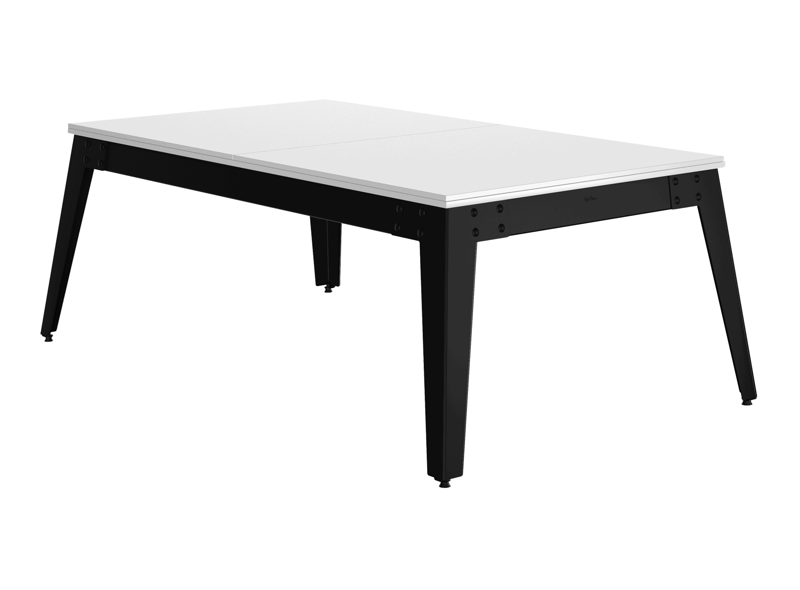 ren-pierre-steel-billard-blanc-noir-convertible-ardoise image 4