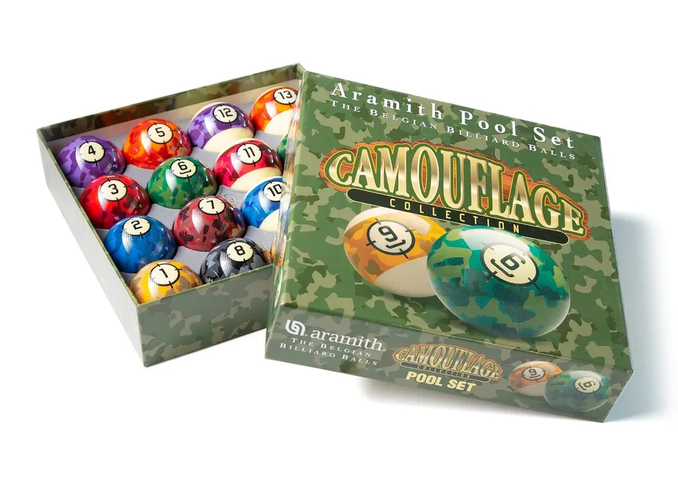 rene-pierre-bille-jeu-am-ricain-aramith-camouflage-57-mm-16-billes image 1