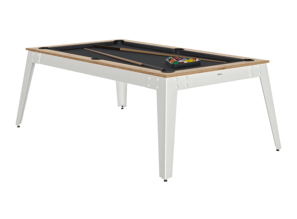 ren-pierre-steel-billard-convertible-ch-ne-sabl-blanc image 1