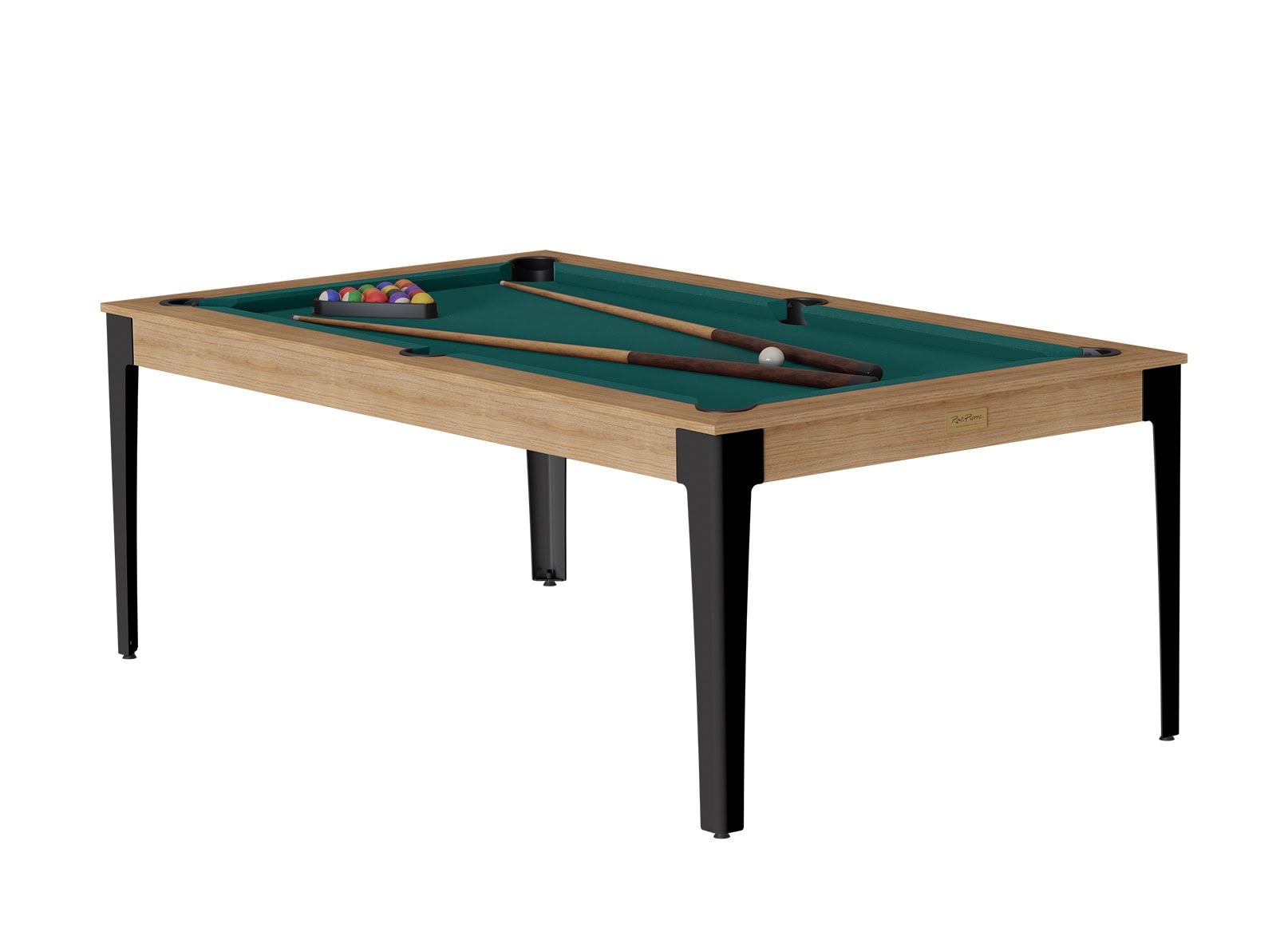 ren-pierre-billards-tendance-elan-billard-table-noyer-pieds-noirs image 3