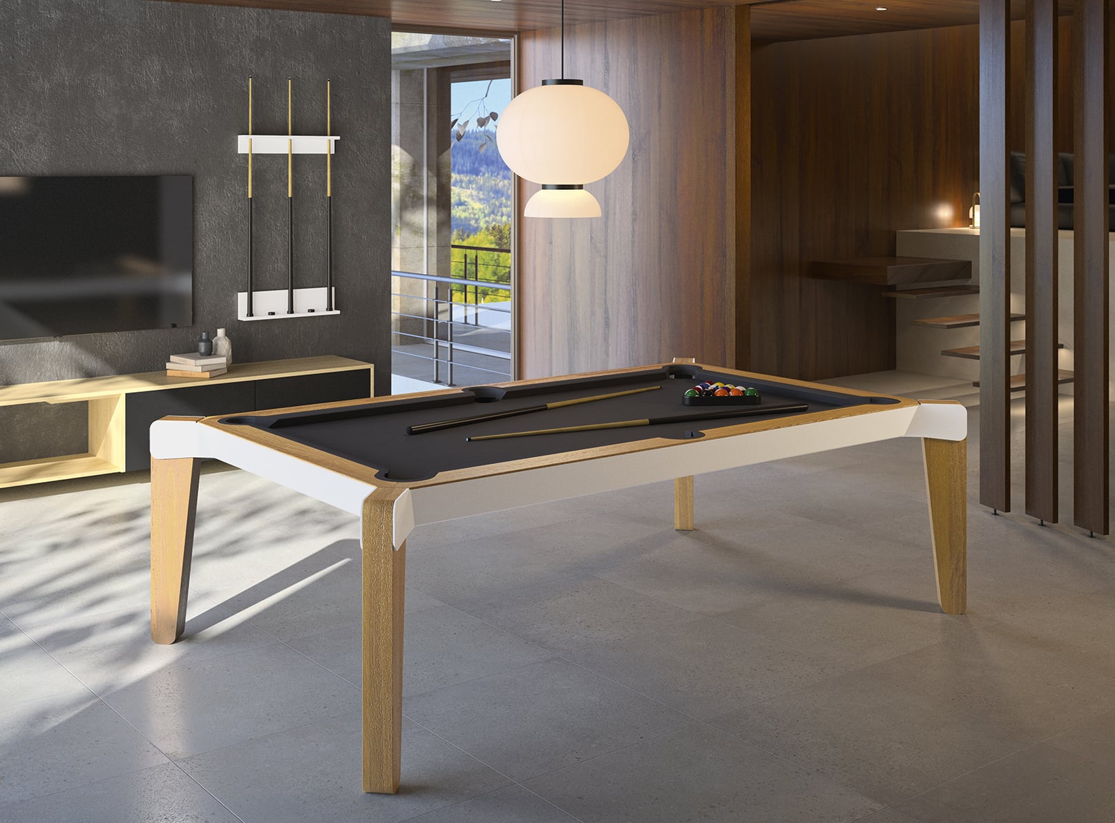 rene-pierre-eden-billard-exclusif-convertible-ch-ne-massif image 1