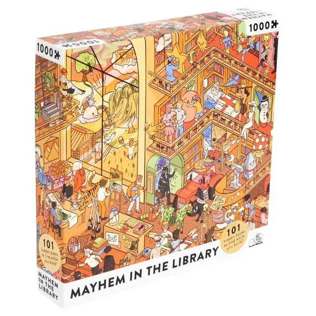 big-potato-mayhem-in-the-library-puzzle-livres-adultes image 1