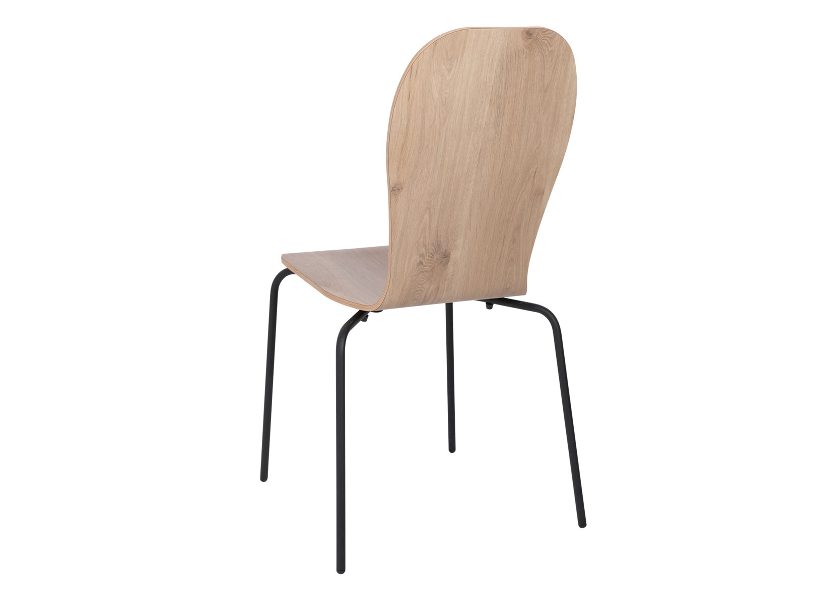 rene-pierre-chaise-ch-ne-sabl-m-tal-noir-salle-manger image 2
