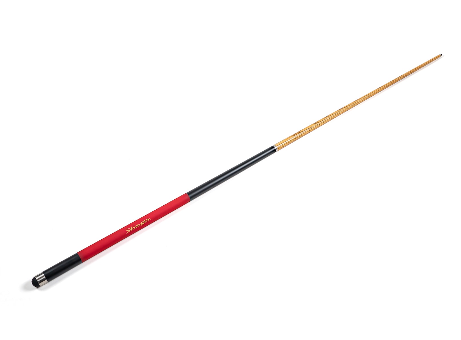 ren-pierre-stinger-2-queue-de-billard-pool-anglais-grip-rouge image 1