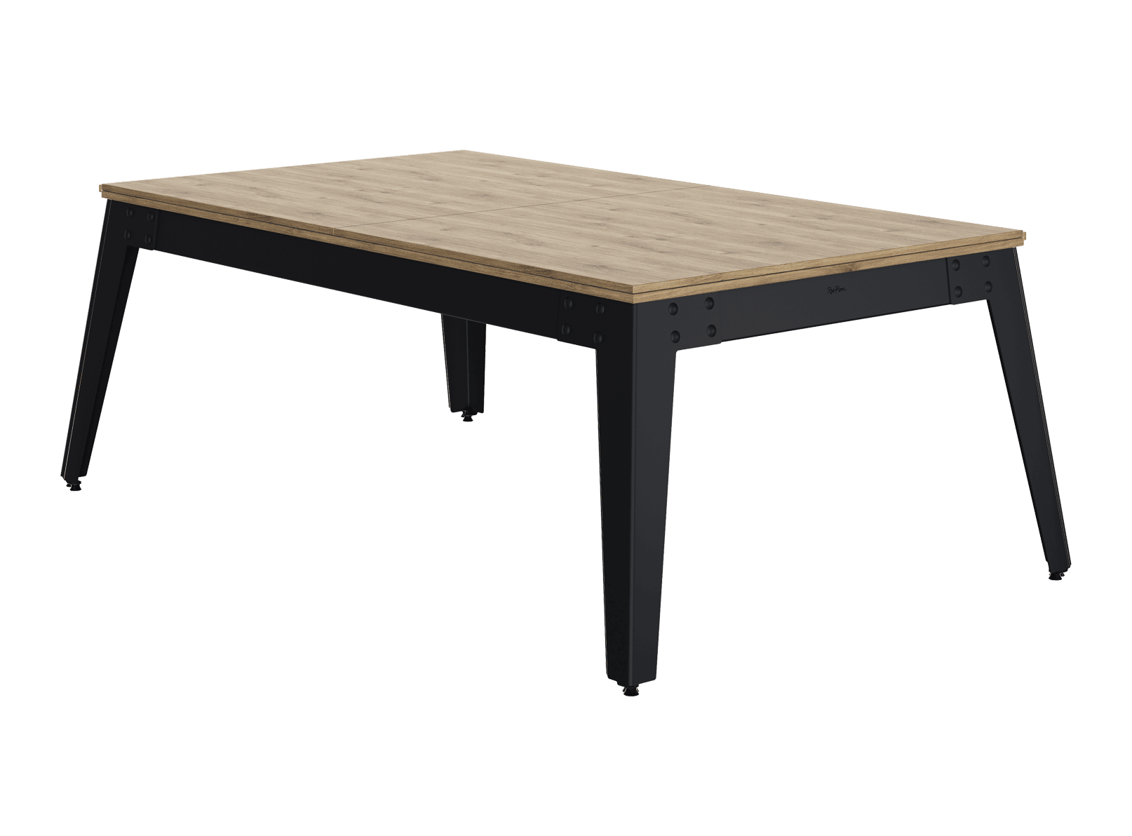 rene-pierre-steel-billard-table-ch-ne-sabl-noir-ardoise image 4