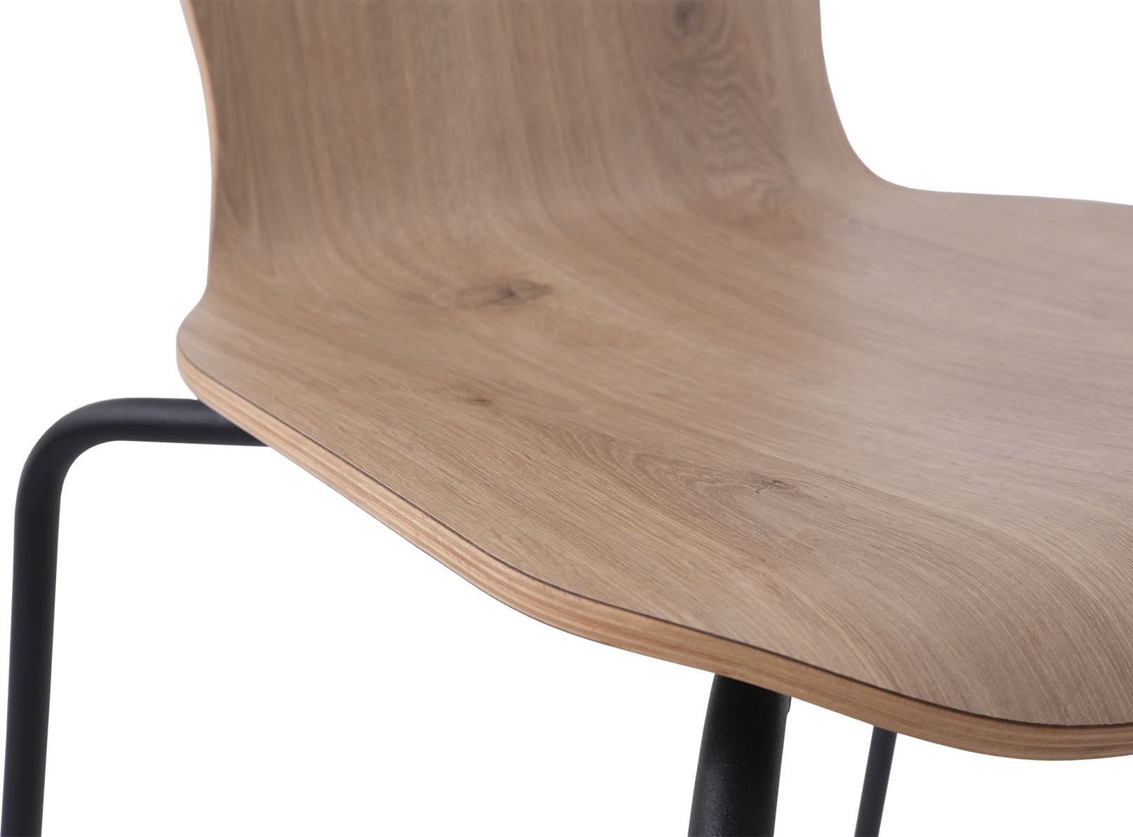 rene-pierre-chaise-ch-ne-sabl-m-tal-noir-salle-manger image 3
