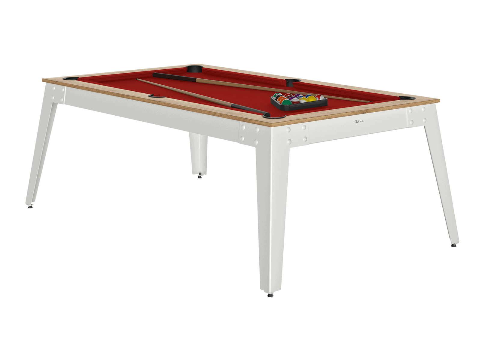 ren-pierre-steel-billard-convertible-ch-ne-sabl-blanc image 3