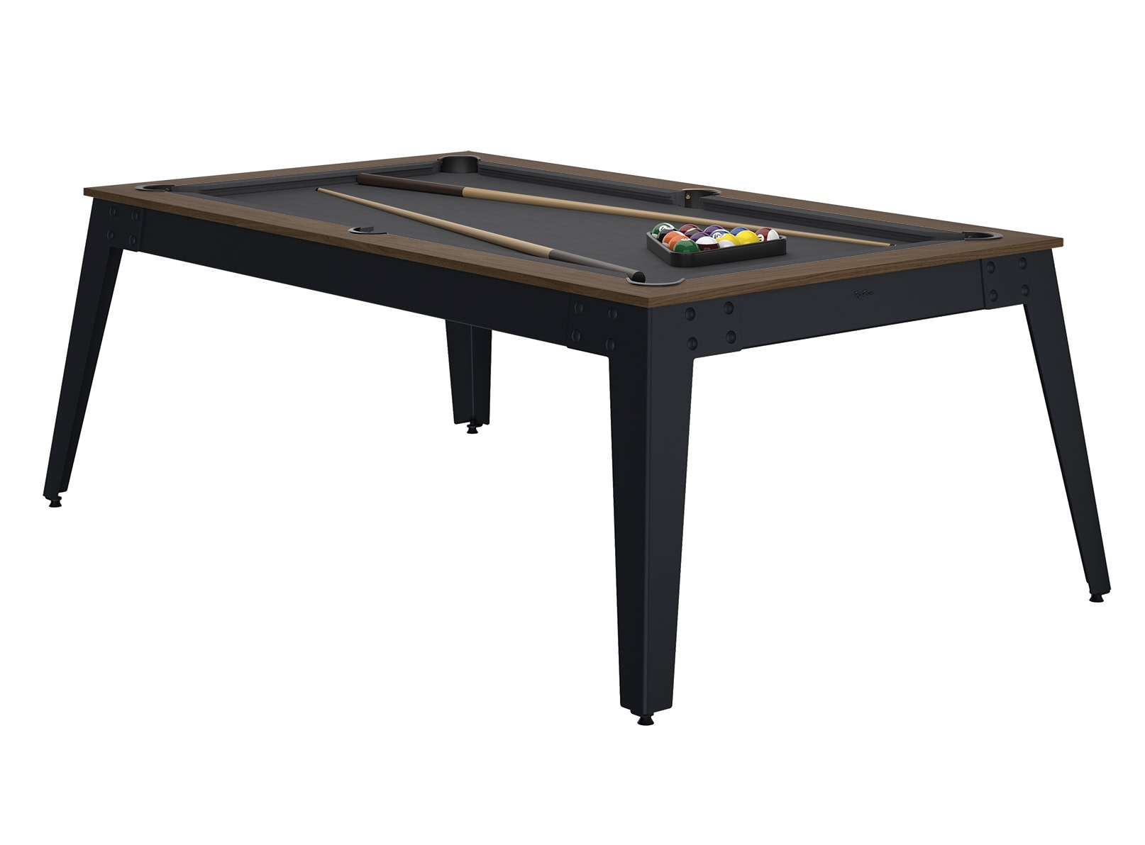 ren-pierre-billards-tendance-billard-steel-ch-taignier-noir image 1