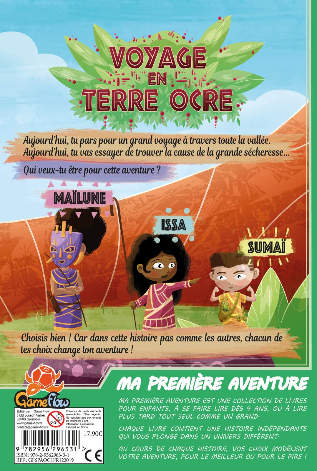 black-rock-games-ma-premi-re-aventure-voyage-en-terre-ocre-livre-jeu-d-s-4-ans image 2