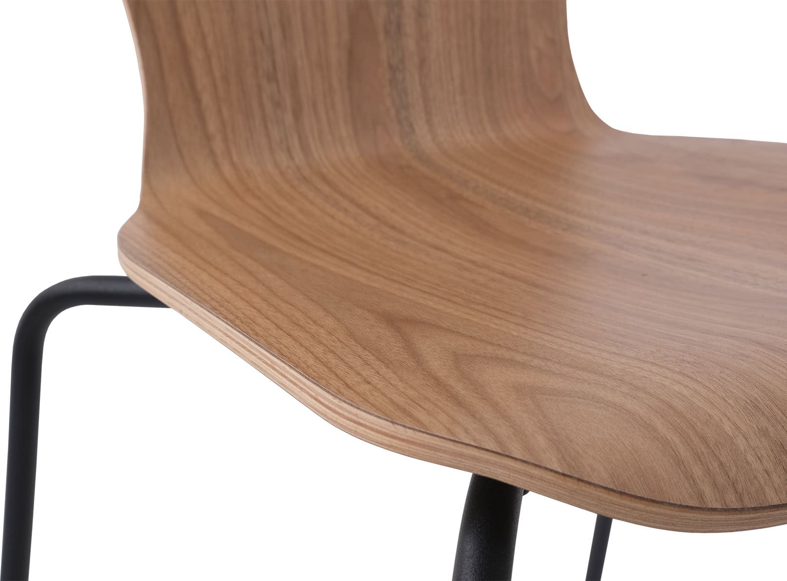 rene-pierre-chaises-et-bancs-chaise-noyer-v-nice-m-tal-noir image 2