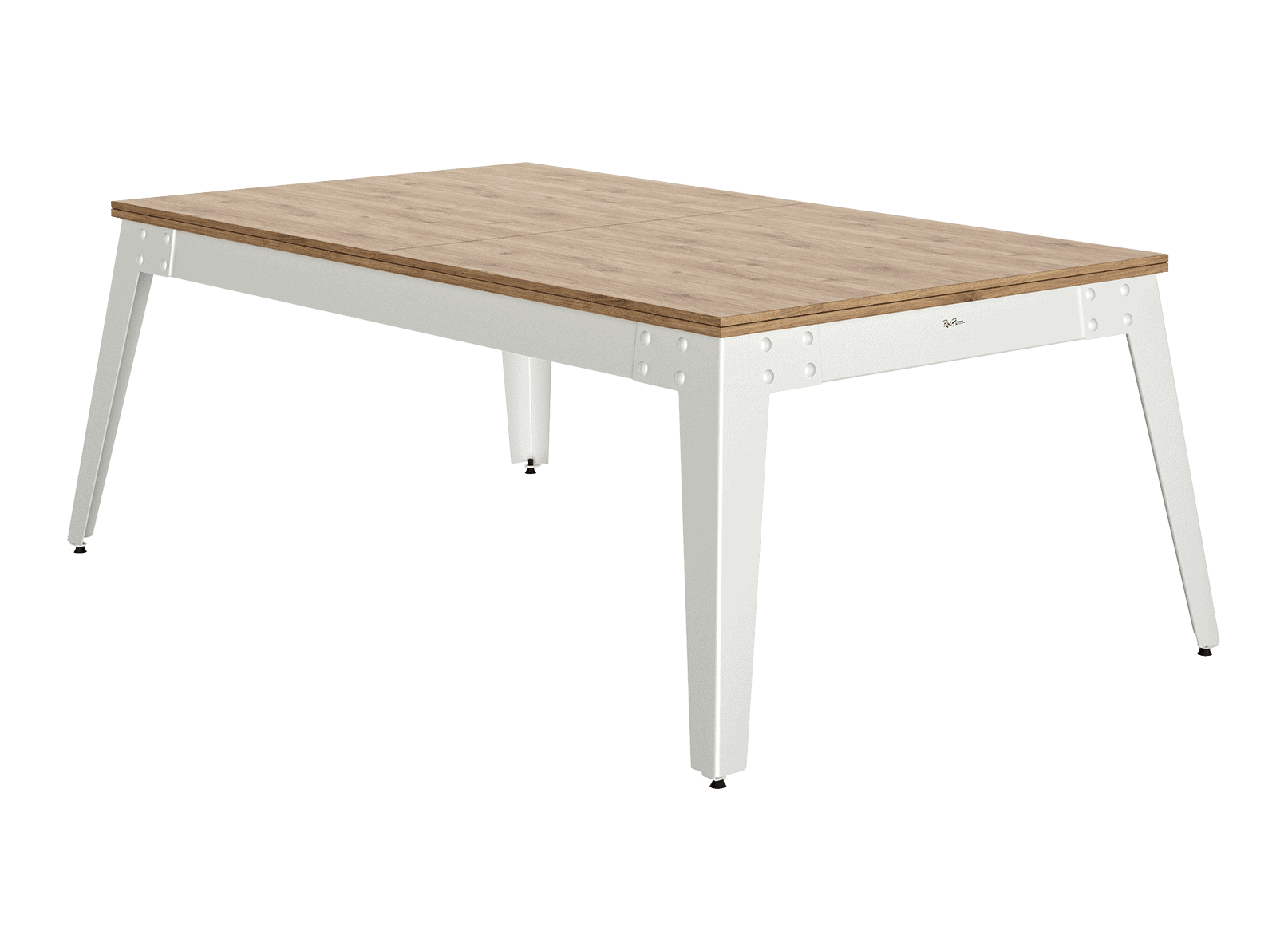 ren-pierre-steel-billard-convertible-ch-ne-sabl-blanc image 4