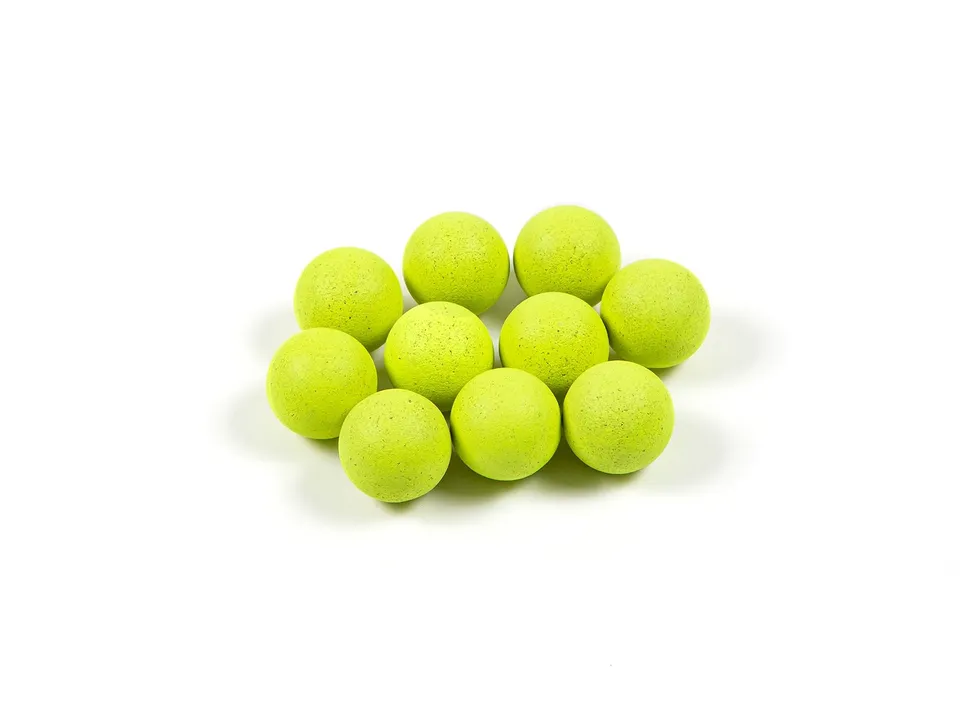 ren-pierre-balle-de-baby-foot-jaune-fluo-lot-de-10 image 1