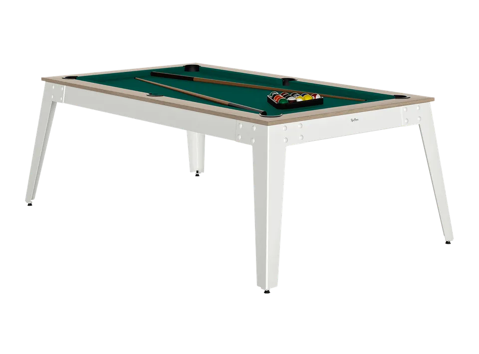 ren-pierre-steel-oslo-billard-table-blanc image 1