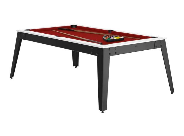 ren-pierre-steel-blanc-gris-billard-table-ardoise image 1