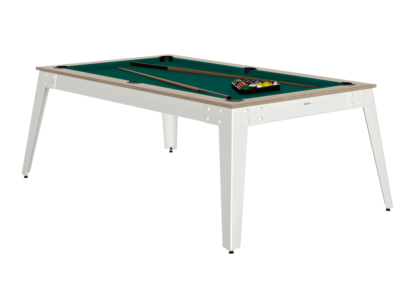 ren-pierre-steel-oslo-billard-table-blanc image 1
