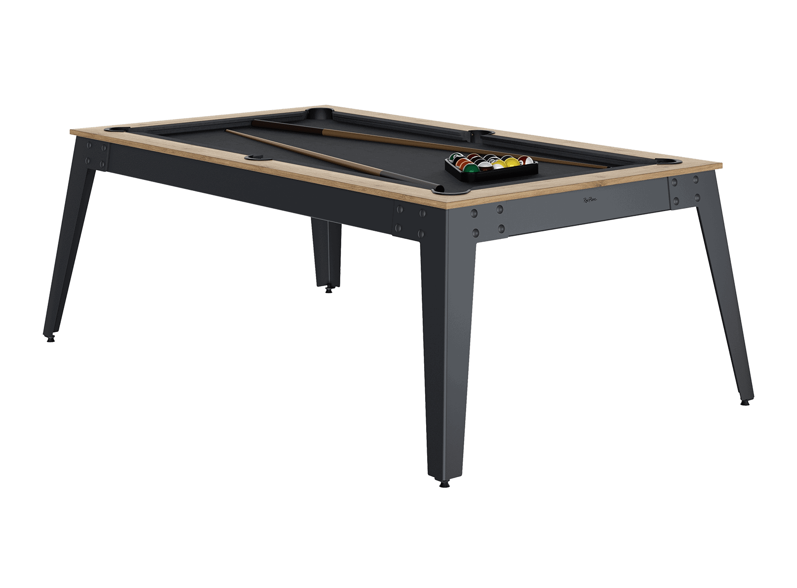 ren-pierre-billards-tendance-billard-steel-ch-ne-sabl-gris image 5