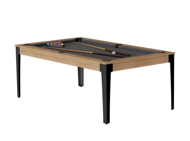 ren-pierre-billards-tendance-elan-billard-table-noyer-pieds-noirs image 1
