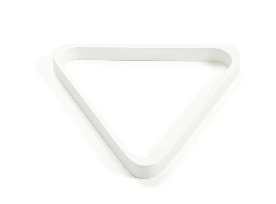 rene-pierre-triangle-bois-laqu-blanc-billard-57-mm image 1