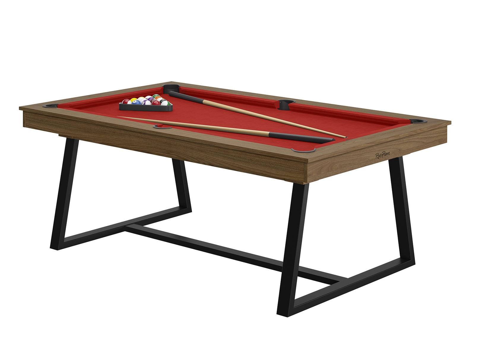 rene-pierre-brio-billard-table-ch-taignier-pied-m-tal-noir image 2