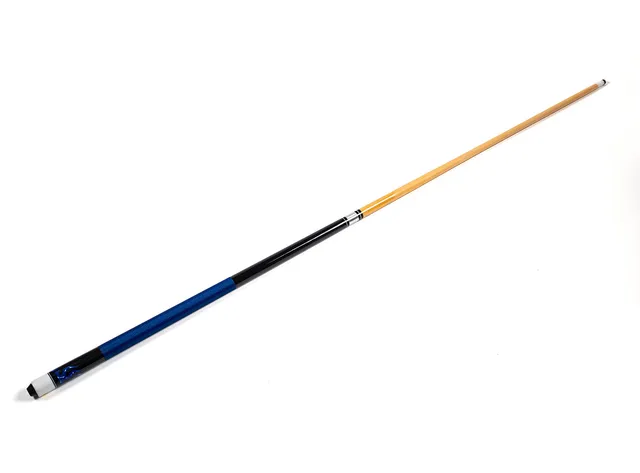 ren-pierre-queue-de-billard-blue-flames-bleue-149-cm image 1