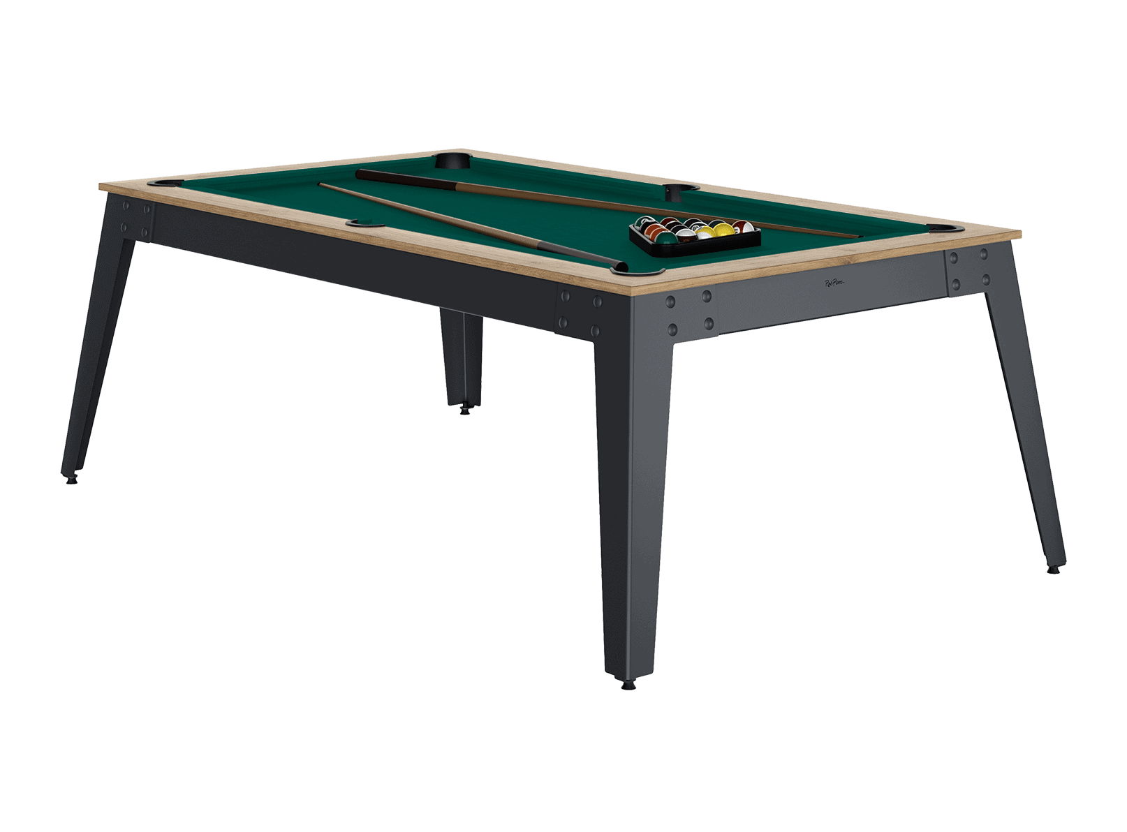 ren-pierre-billards-tendance-billard-steel-ch-ne-sabl-gris image 6