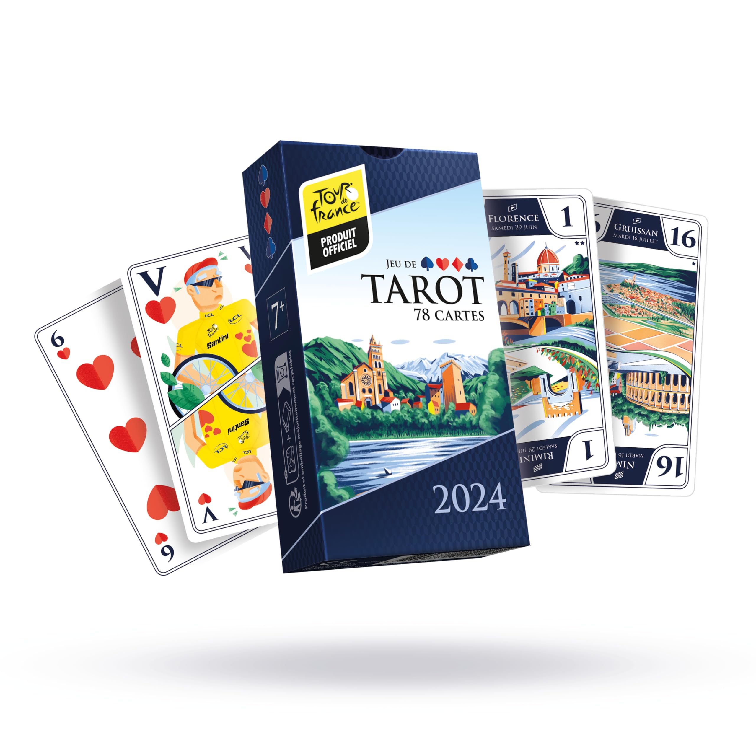 black-rock-games-tour-de-france-2024-jeu-de-tarot-78-cartes image 1