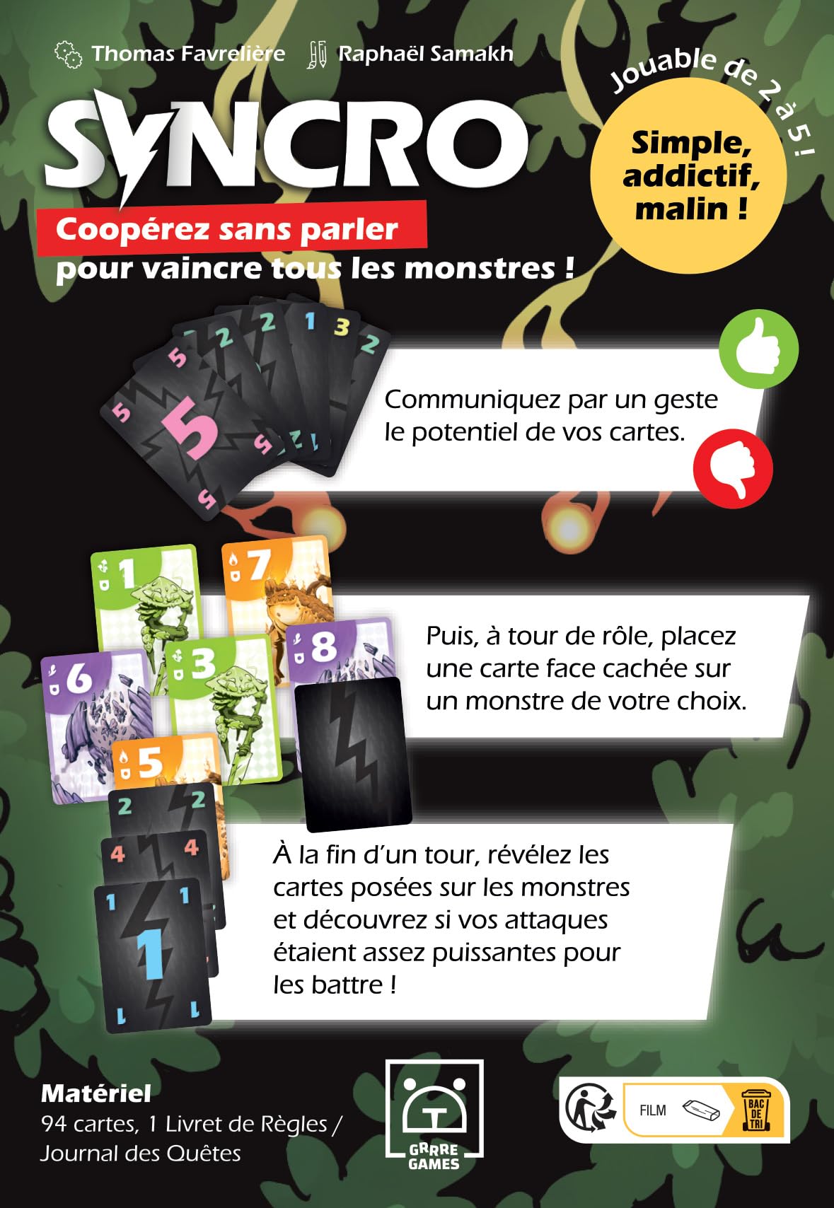 black-rock-syncro-jeu-coop-ratif-monstres-2-5-joueurs image 3