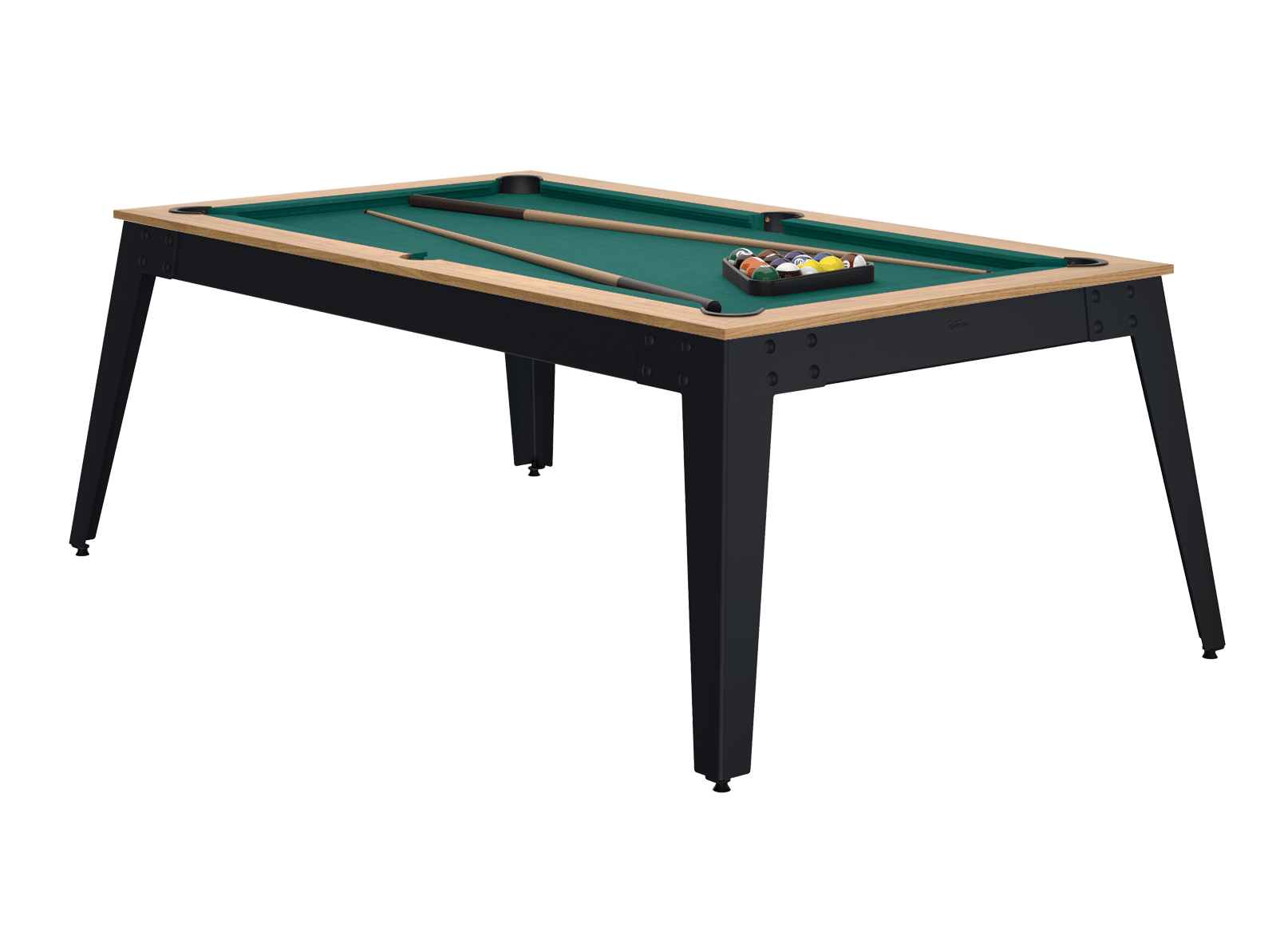 ren-pierre-steel-billard-noyer-v-nice-noir-table image 3