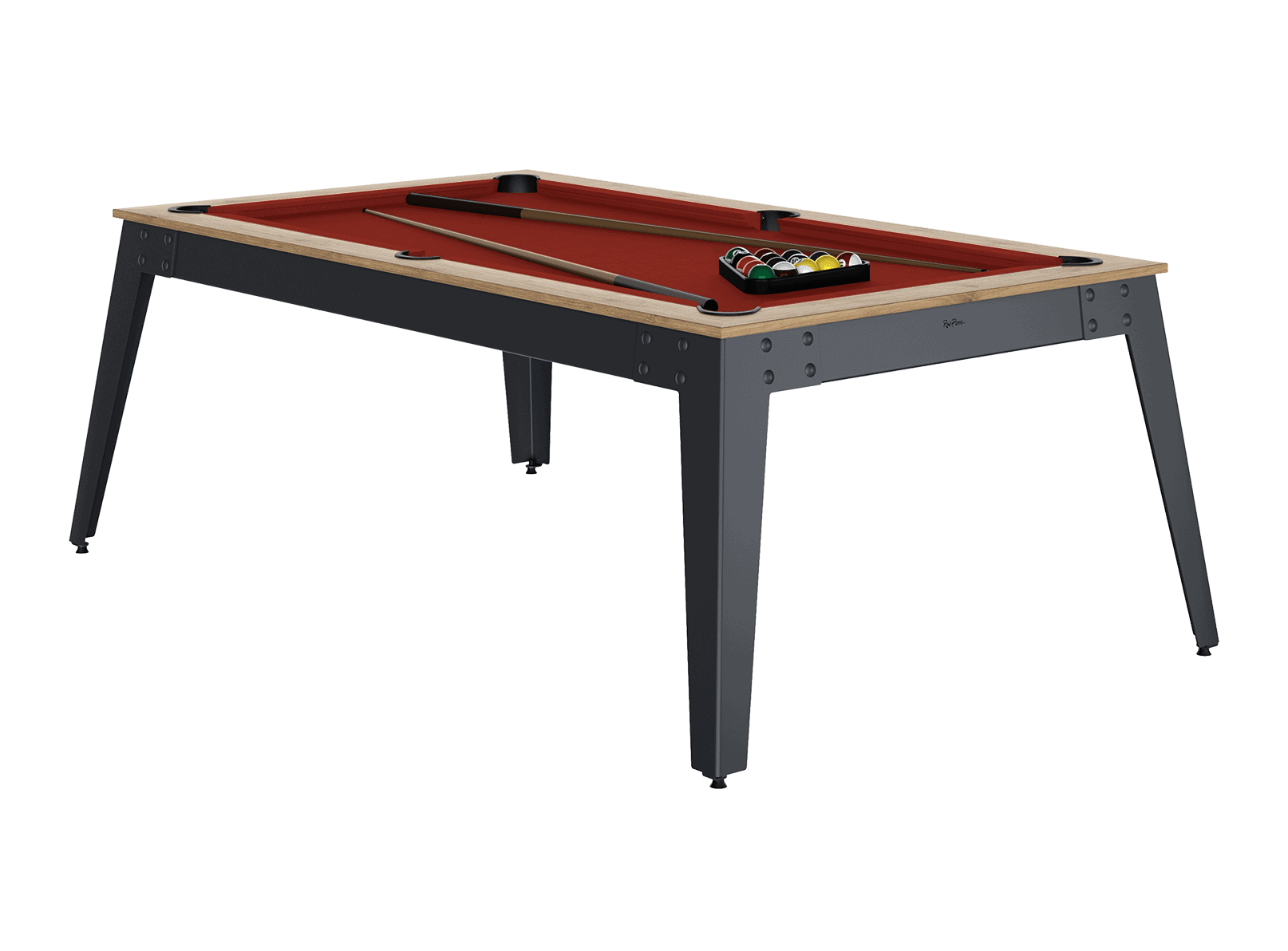 ren-pierre-billards-tendance-billard-steel-ch-ne-sabl-gris image 7