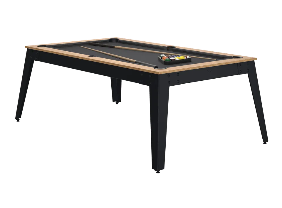 ren-pierre-steel-billard-noyer-v-nice-noir-table image 1